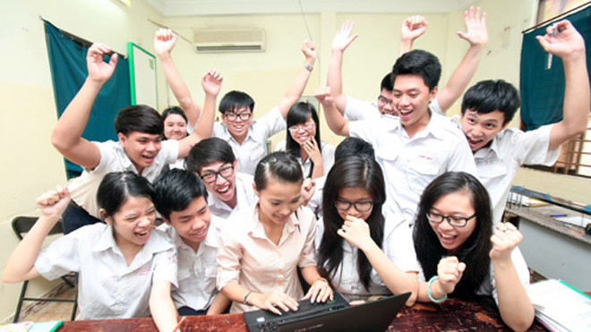 Cần tự tin trước khi bước vào kỳ thi - Ảnh: Đào Ngọc Thạch