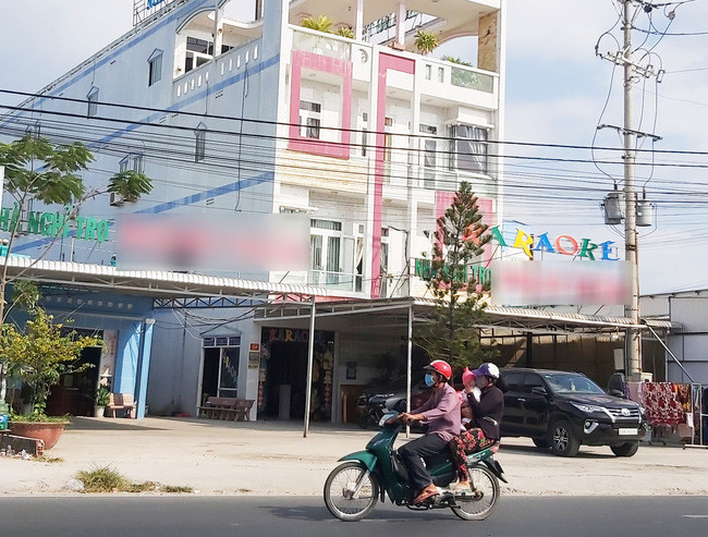 Nhà nghỉ, nơi xảy ra sự việc. Ảnh: Dân Việt