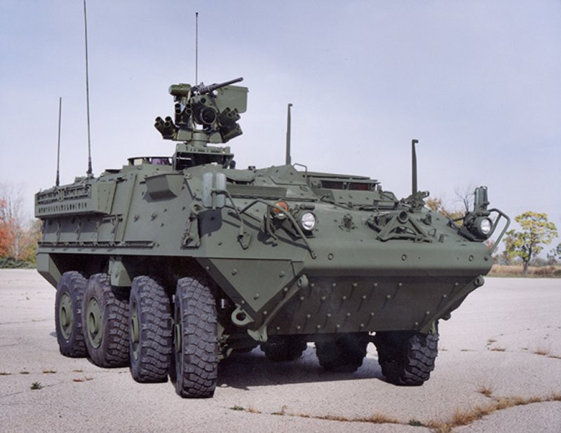 Xe bọc thép M1126 Stryker ICV của Mỹ.