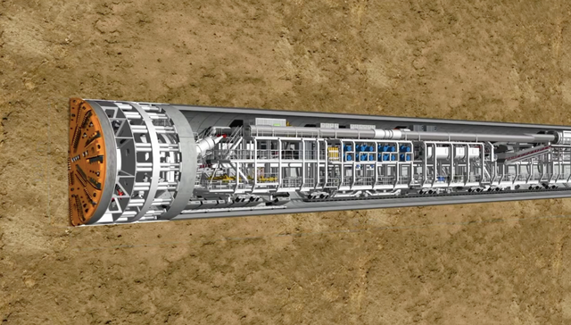 Đoạn ngầm của tuyến đường sắt Nhổn – ga Hà Nội nằm ở độ sâu từ 21-22 m