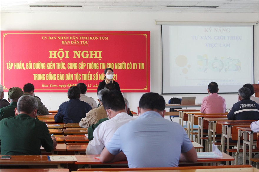 Quang cảnh hội nghị. Ảnh: Báo Dân tộc và Phát triển