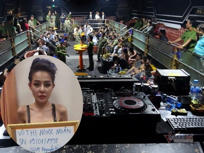 Hot girl Ngân 98 được xác định dương tính với ma túy trong quán bar ở Tây Ninh.