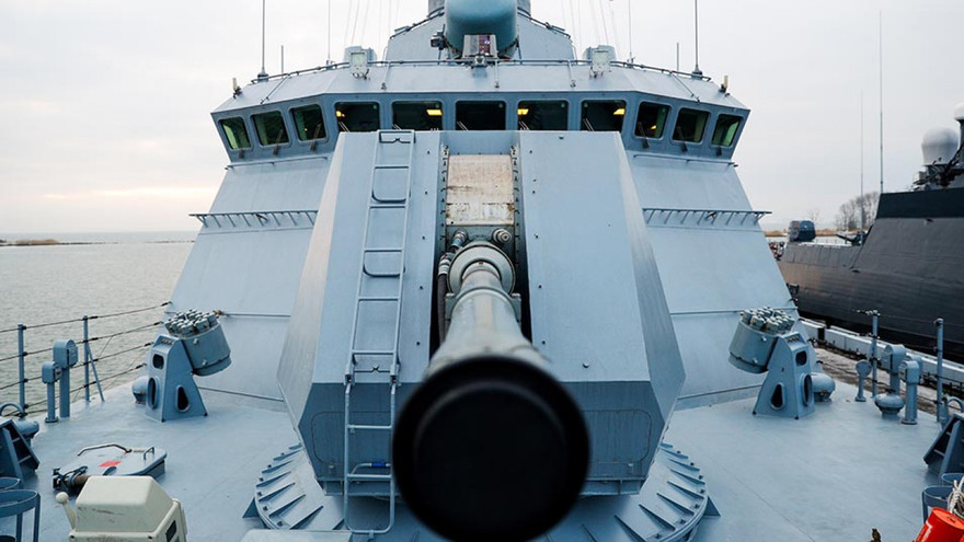 Nga điều 2 tàu chiến đến Địa Trung Hải. Ảnh: Tass