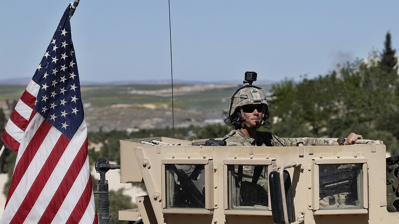 Một binh sỹ Mỹ tại Syria. Ảnh: VOA