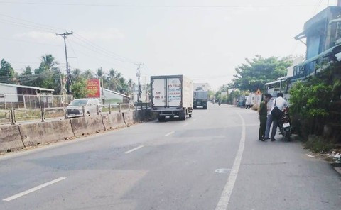 Hiện trường vụ án mạng.