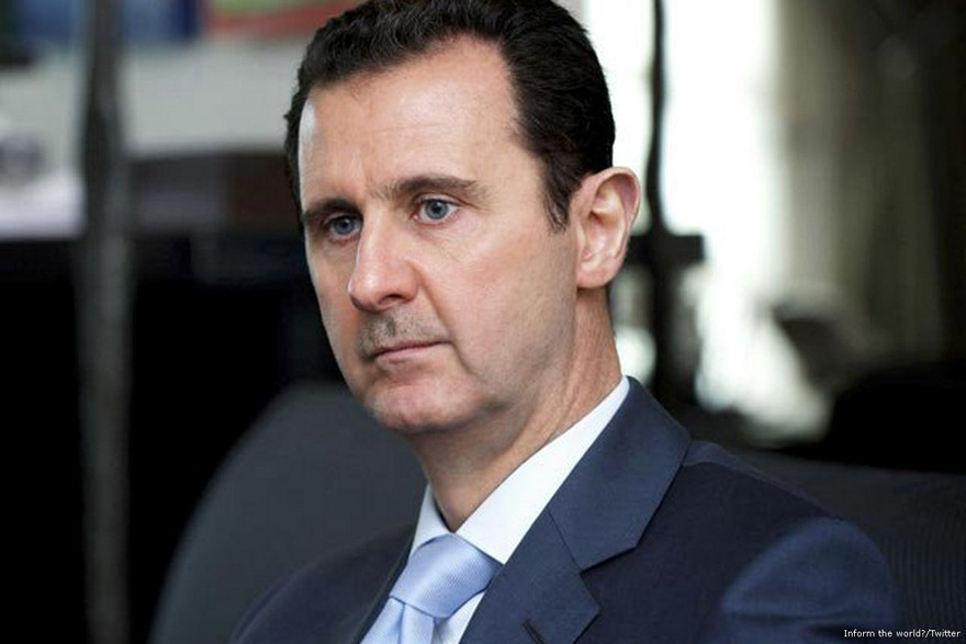Tổng thống Syria Bashar al-Assad. Ảnh: Twitter