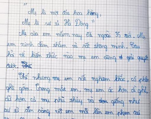 Cậu bé lớp 4 viết văn: Sau này, em thà FA còn hơn lấy người vợ nghiêm khắc như mẹ