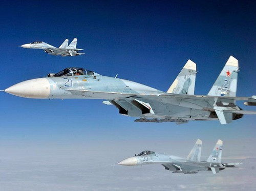 Máy bay chiến đấu Su-27 của Nga. Ảnh: Sputnik