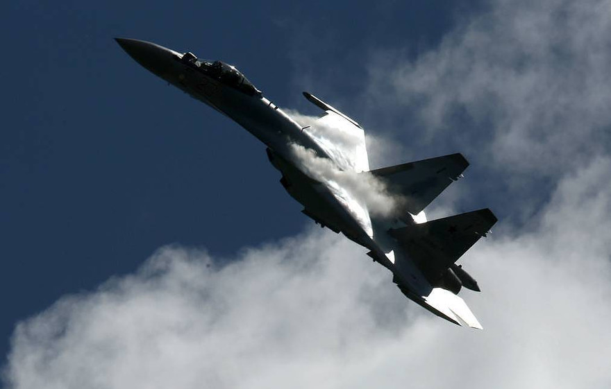 Máy bay chiến đấu Su-35 của Nga. Ảnh: Tass