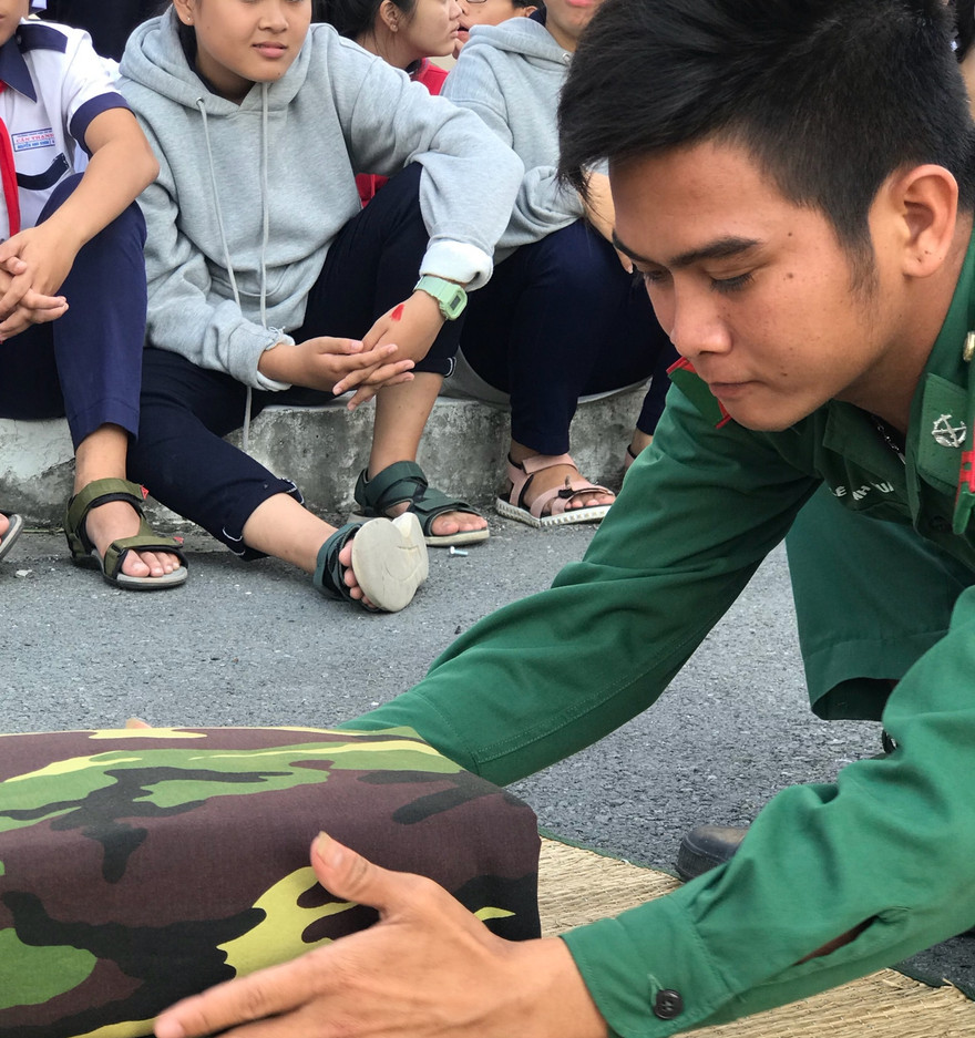 Trải nghiệm 1 ngày là chiến sỹ Biên phòng