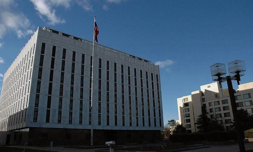 Đại sứ quán Nga tại Mỹ. Ảnh: Itar Tass