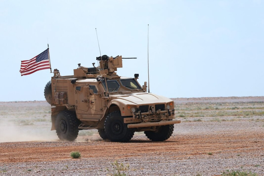 Xe bọc thép của Mỹ. Ảnh: Staff Sgt. William Howard