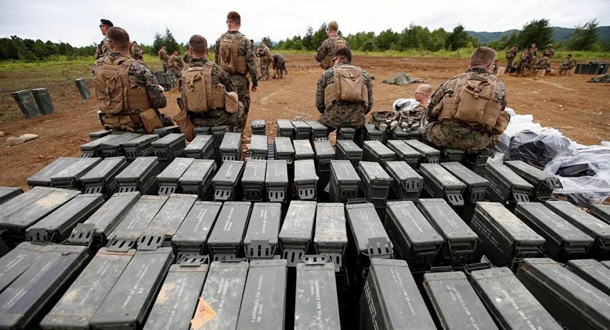 Binh lính Mỹ tại Nhật Bản. Ảnh: Reuters