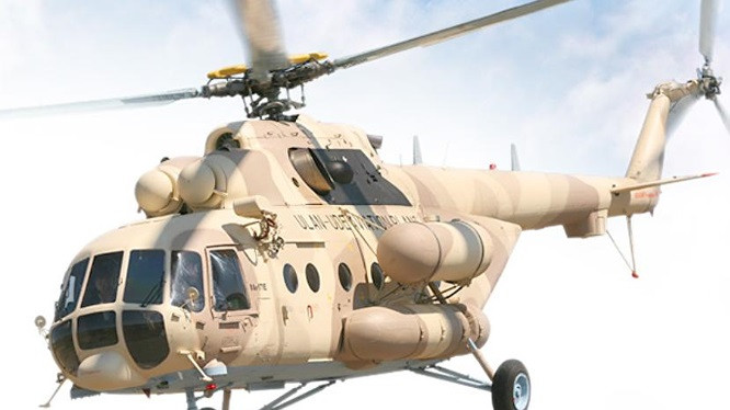 Máy bay trực thăng Mi-17V-5 của Nga. Ảnh: Sputnik