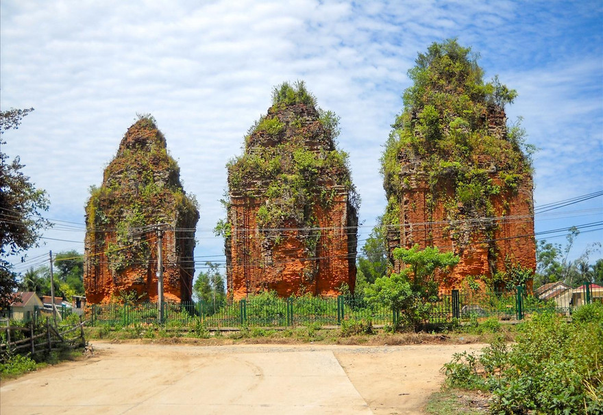 Di tích tháp Chăm Khương Mỹ. Ảnh tư liệu