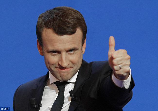 Tổng thống Pháp Emmanuel Macron. 