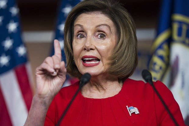 Chủ tịch Hạ viện Mỹ Nancy Pelosi. Ảnh: EPA