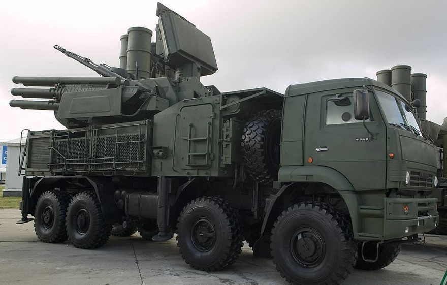 Hệ thống phòng không Pantsir. Ảnh: TASS