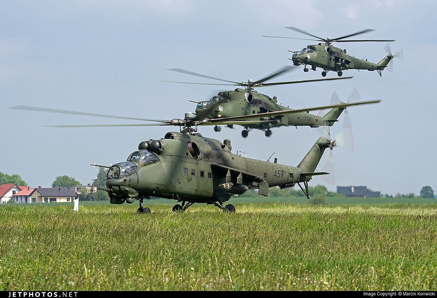 Nga đưa 8 trực thăng quân sự đến Mông Cổ. Ảnh: JetPhotos.net