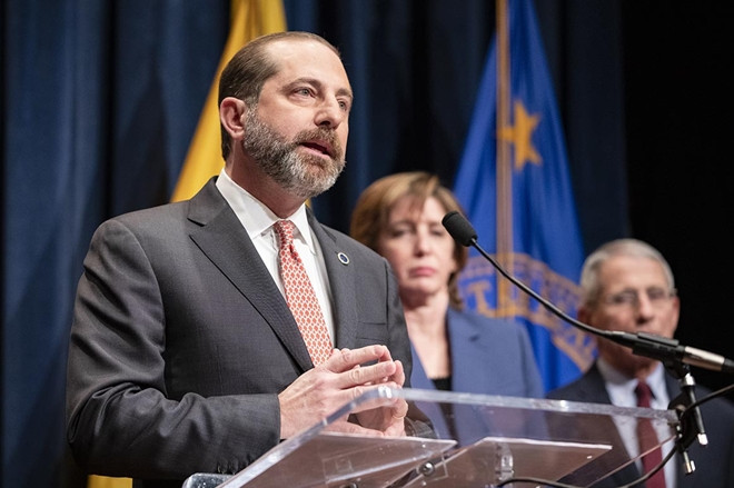 Bộ trưởng Y tế Mỹ Alex Azar. Ảnh: POLITICO