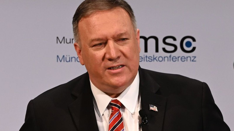Ngoại trưởng Mike Pompeo. Ảnh: CGTN 