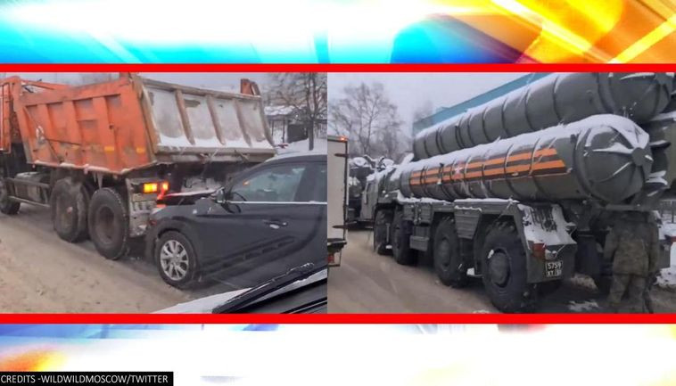 Xe chở 'rồng lửa' S-400 gặp tai nạn liên hoàn trên đường cao tốc