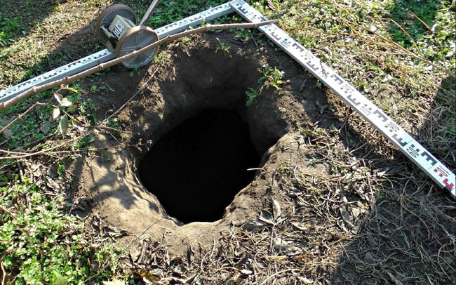hungary phat hien 2 duong ham cua nguoi di cu vao chau au hinh 1 Một trong hai đường hầm bị phát hiện trên biên giới Hungary-Serbia. Ảnh:police.hu