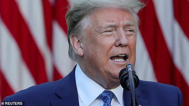 Tổng thống Mỹ Donald Trump. 