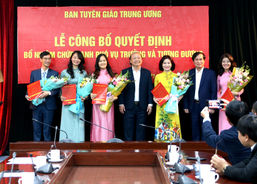 Nhân sự mới Ban Tuyên giáo Trung ương