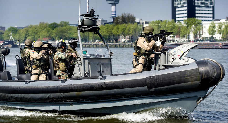 Thủy quân lục chiến Anh. Ảnh: AFP