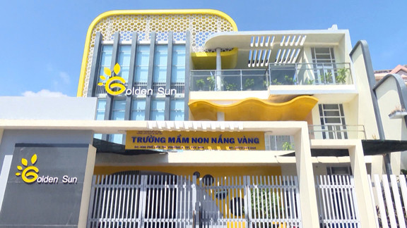 Trường mầm non Nắng Vàng (phường 9, TP Tuy Hòa, tỉnh Phú Yên) nơi cô giáo Th giảng dạy. Ảnh. T.T