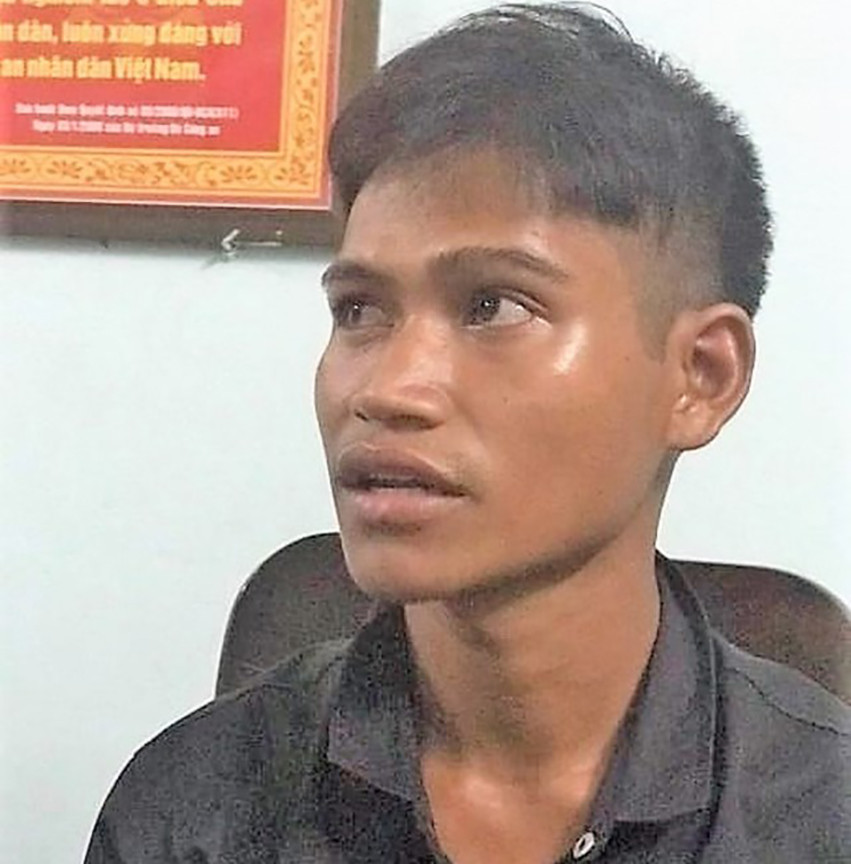 Đối tượng Phạm Văn Soi tại cơ quan Công an- ảnh CACC