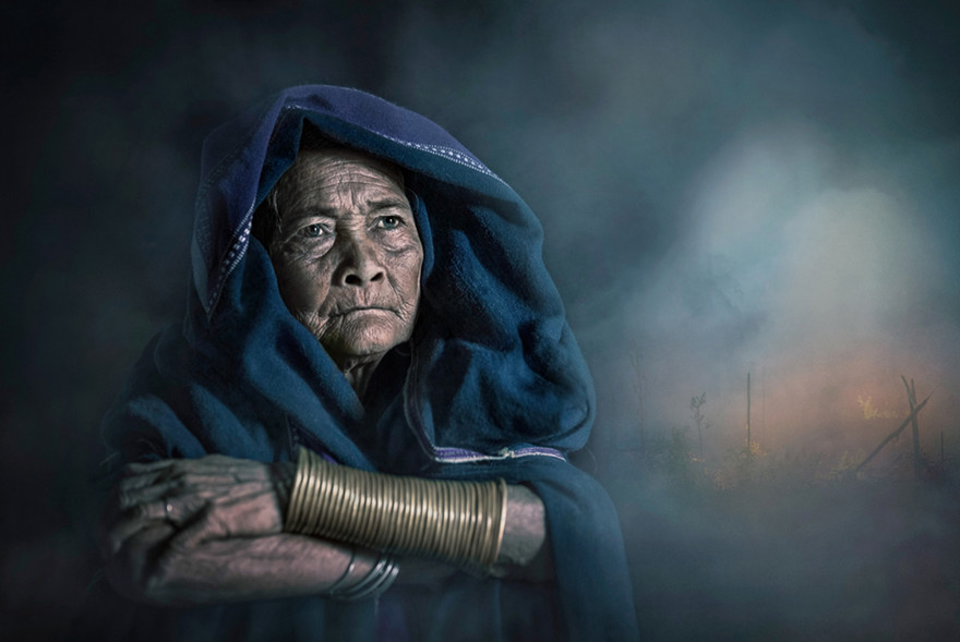 Tác phẩm “Lo lắng số 3” của NSNA Đào Tiến Đạt