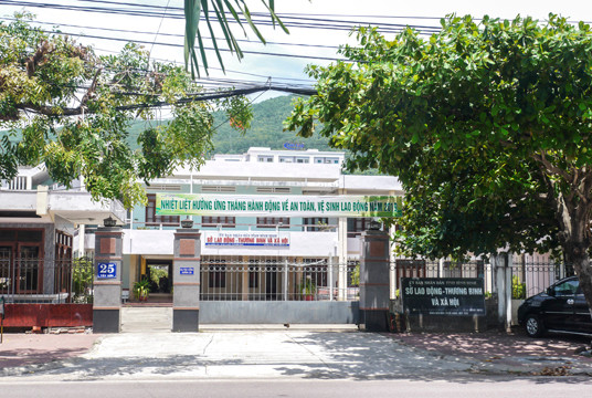 Sở LĐ-TB&XH tỉnh Bình Định nơi ông T.H.A. công tác. Ảnh: Tr.Định