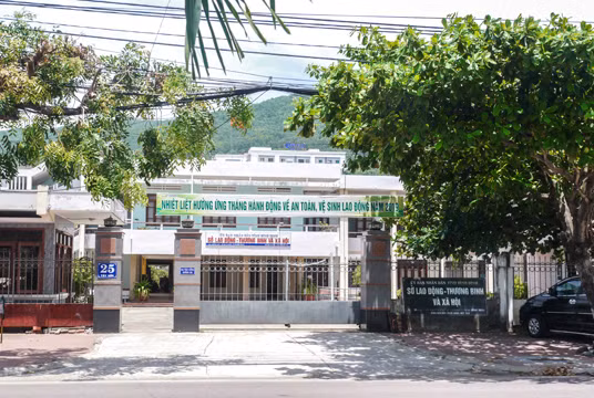 Sở LĐ-TB&XH tỉnh Bình Định nơi ông T.H.A. công tác. Ảnh: Tr.Định