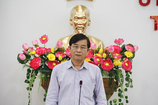 Ông Trần Châu – Phó Chủ tịch UBND tỉnh Bình Định phát biểu chỉ đạo. Ảnh: Tr.Định