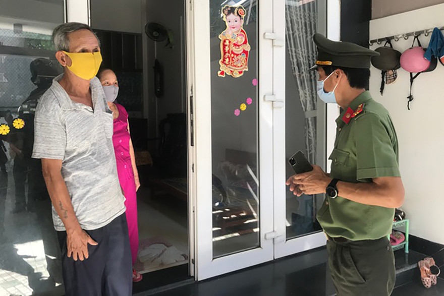 Người dân chấp hành nghiêm túc lệnh phong tỏa - ảnh N.N