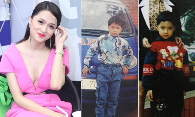 Hương Giang Idol hé lộ những hình ảnh nam tính và dễ thương khi còn bé trong cuốn tự truyện.
