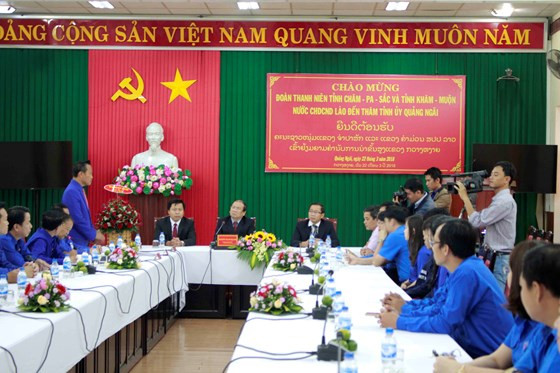Bản tin Tháng Thanh niên 2018: Thanh niên Lào thăm Quảng Ngãi