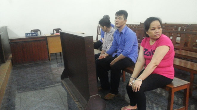 3 bị cáo tại tòa ngày 18/8. Ảnh: Tân Châu