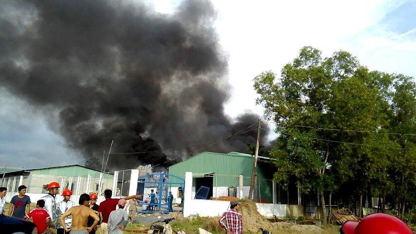 Hiện trường vụ cháy.