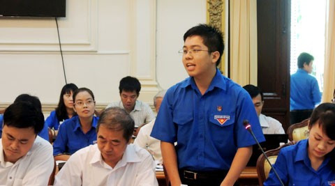 Lãnh đạo HĐND TP.HCM nghe ý kiến cử tri trẻ