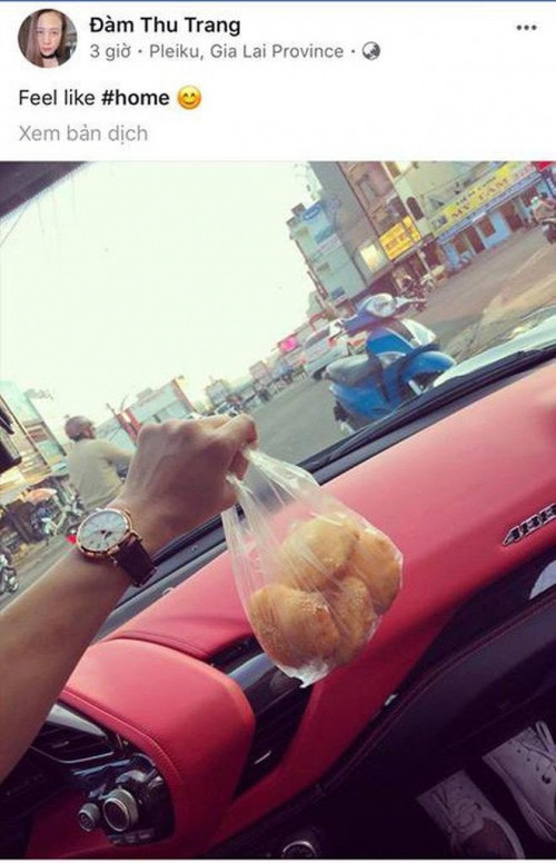 Cường Đô La lần đầu đăng ảnh cận mặt bạn gái và thừa nhân quan hệ tình cảm giữa hai người. 