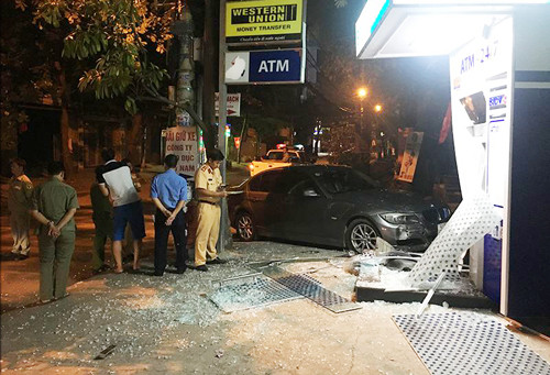 Hiện trường vụ tai nạn. Ảnh: Tin Tin.