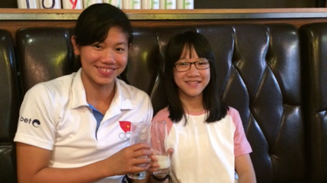 Ánh Viên đã trở thành thần tượng của rất nhiều bạn nhỏ Việt Nam 