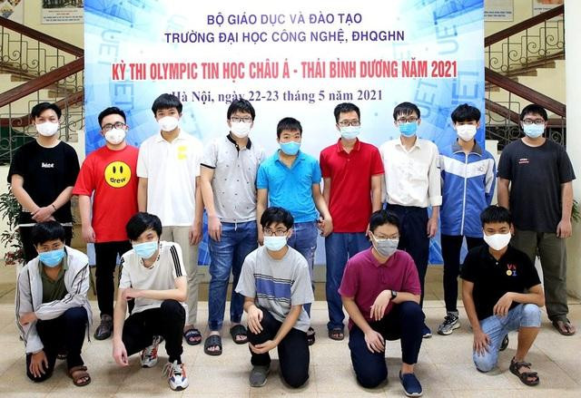 Đội tuyển QGVN tham dự Olympic Tin học Châu Á- Thái Bình Dương năm 2021