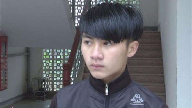 Em Nguyễn Đức Ngọc - học sinh lớp 11I trường THPT Đặng Thúc Hứa (Ảnh TH Nghệ An)