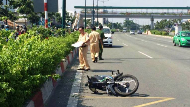 Hiện trường nơi xảy ra vụ việc. 