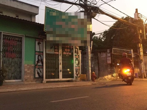 Hiện trường vụ việc.