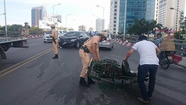 Hiện trường vụ tai nạn